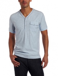 Kenneth Cole Men's One Pocket Henley Shirt