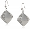 Kenneth Cole New York Urban Smoke Pave Square Drop Earrings