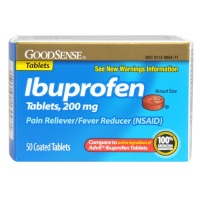 Good Sense Ibuprofen Pain Reliever/Fever Reducer Tablets (NSAID), 200 mg, 50 Count