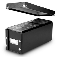 Snap-N-Store SNS01617 CD Storage Box, 2 Pack (Black)