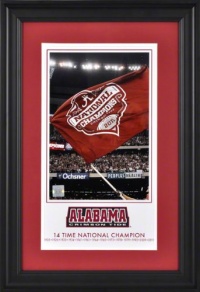 Mounted Memories Alabama Crimson Tide 2011 Bcs National Champions 10X18 Framed Legacy Print 10X18