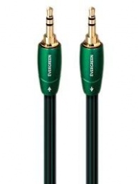 AudioQuest Evergreen .6m (1.96 ft.) 3.5mm to 3.5mm Analog Audio Interconnect Cable