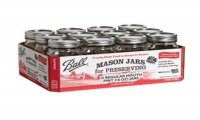 Ball Mason 16-Ounce Canning Jars, Pint, 12 Count