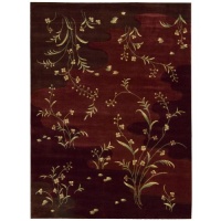 Nourison Chambord CM06 Area Rug - Burgundy Size - 2.3 x 8 ft. Runner