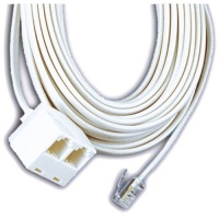 GE Phone Line Cord with Dual Jack (TL26572)