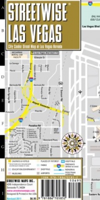 Streetwise Las Vegas Map - Laminated City Center Street Map of Las Vegas, Nevada