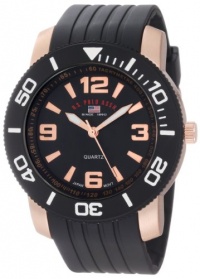 U.S. Polo Assn. Sport Men's US9125 Black Rubber Strap Watch