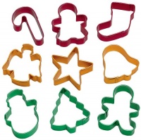 Wilton Holiday Cookie Cutters, Set of 9