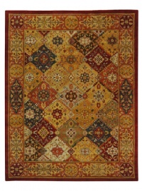 Safavieh Heritage Collection HG512A Handmade Multicolor Hand-Spun Wool Area Rug, 4-Feet by 6-Feet