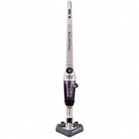 Rowenta RH8548U1 Delta Force 18V Cordless Bagless Energy Star Rated Stick Vacuum Cleaner with 40 Minute Runtime and Floor and Carpet Functions, Silver