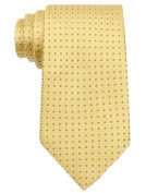 Blaze the trail to style in this patterned Donald J. Trump silk tie.