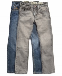 Classic with a little twist. These skinny jeans from LRG will be his go-to, fits-just-right pair that goes with everything.