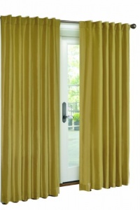 Victoria Classics Interlined Faux Silk Panel- 54-Inch By 84-Inch, Gold