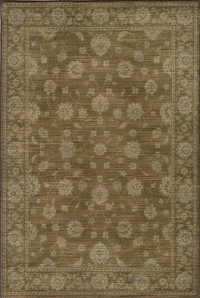 Area Rug 3x5 Rectangle Traditional Brown Color - Momeni Belmont Rug from RugPal