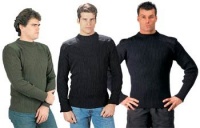 Brown Acrylic Commando Sweater