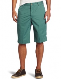 French Connection Men's Peached Twill Flat Front Short