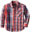 LRG - Kids Boys 2-7 Little Hier Earning Woven, Red, 6