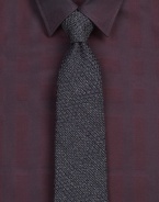 Dress wardrobe essential impeccably woven in luxurious cashmere and silk.About 3 wideSilkDry cleanMade in Italy