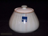 Denby Mist Falls Covered Sugar