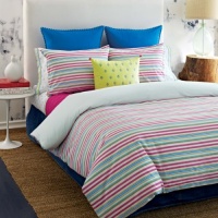 Tommy Hilfiger Pryia Stripe Cotton Duvet Cover Set, King