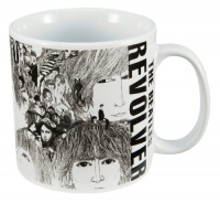 Vandor 51466 The Beatles Mug, Revolver, White, 20-Ounce