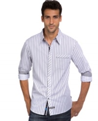 Grab some easy style with this handsome shirt by English Laundry.