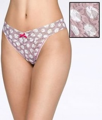 Hanky Panky Grand Dot Original Rise Thong 8K1184 One Size/Desert Rose