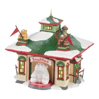 Department 56 North Pole Series Village NP Snuffles Luv-A-Hug Center Lit House, 5.98-Inch