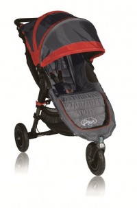 Baby Jogger City Mini GT Single Stroller, Shadow/Crimson