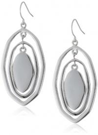 Kenneth Cole New York Urban Smoke Geometric Orbital Drop Earrings