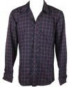 INC International Concepts Mens Plaid Print Shirt