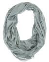 Trendy Jewelry - SOILD COLOR SQUIGGLE INFINITY SCARF- By Fashion Destination | Free Shipping (Light Grey)