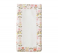 DwellStudio Changing Pad Cover, Rosette Blossom