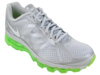 Nike Women's NIKE AIR MAX+2012 RUNNING SHOES 7.5 (MTLC PLTNM/SMMT WHT/ELCTRC GRN)