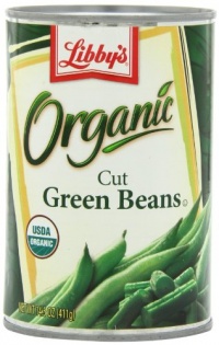 Libby's Organic Cut Green Beans, 14.5-Ounces Cans (Pack of 12)