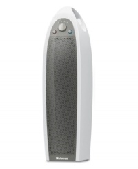 Freshness is in the air. Set up your space with a tower purifier that wipes out odors with an Arm & Hammer-enhanced filter and ushers in clean air with a high-powered ionizer and three speed settings. 3-year limited warranty. Model HAP9424W-U.