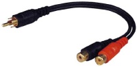 Pyramid RY6 1 Male to 2 Female RCA Adaptor