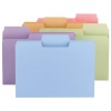 Smead SuperTab Folder, Letter, 11 Point, 1/3 Cut Tab, Assorted Colors, 100 Per Box (11961)