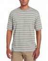 IZOD Men's Short Sleeve Stripe Crew T-Shirt