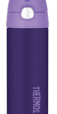 Thermos Funtainer Bottle, 16-Ounce, Purple