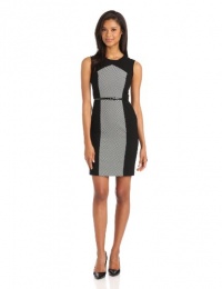 Calvin Klein Women's Colorblock Dress Tih Belt