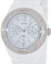 GUESS Women's U0062L7 Silver-Tone Feminine Classic Watch