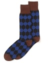 Connect the dots for a handsome finish to your attire with these fine socks from Paul Smith.