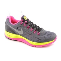 Nike Lunarglide 4 GS Youth Girls Size 4.5 Gray Running Shoes