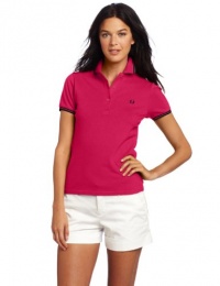 Fred Perry Women's Twin Tipped Shirt, Bubble Gum, 12