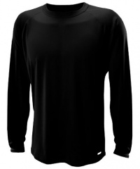 Russell Athletic Men's Dri-Power Long-Sleeve Raglan Tee - Black - S