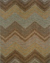 Sphinx Milano Area Rug 2923C Brown Lines Stripes 3' 10 x 5' 5 Rectangle