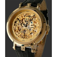 Eric Edelhausen Aurora, Men's Gold Plated Automatic Classic Skeleton Watch