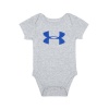 Under Armour Baby-Boys Newborn Big Logo Bodysuit, Grey, 3-6 Months