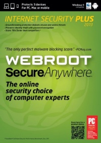 Webroot SecureAnywhere Internet Security Plus 2013 - 3 Devices